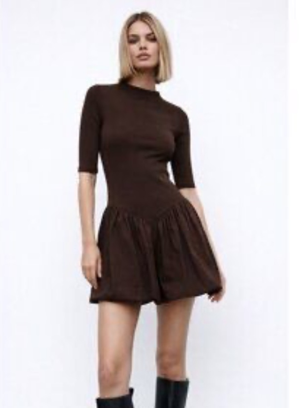 ZARA COMBINATION SHORT POPLIN
DRESS